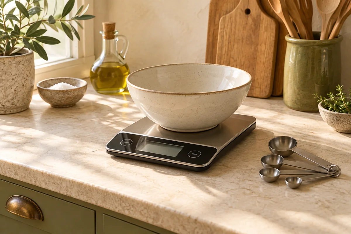 Illustration: Kitchen scales & measuring tools
