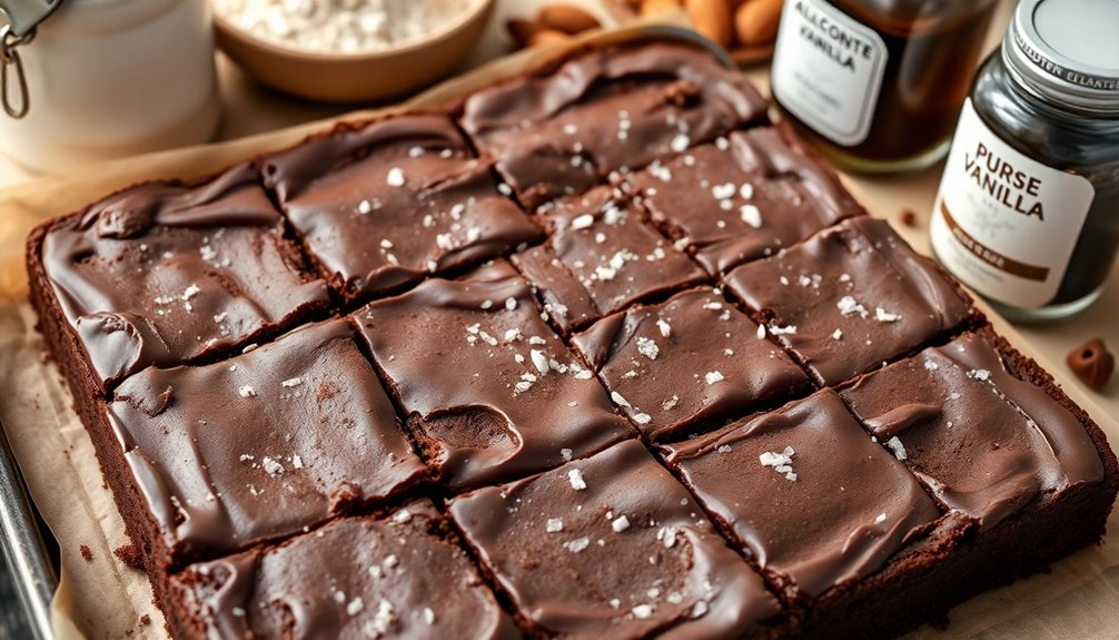 baking brownies with love