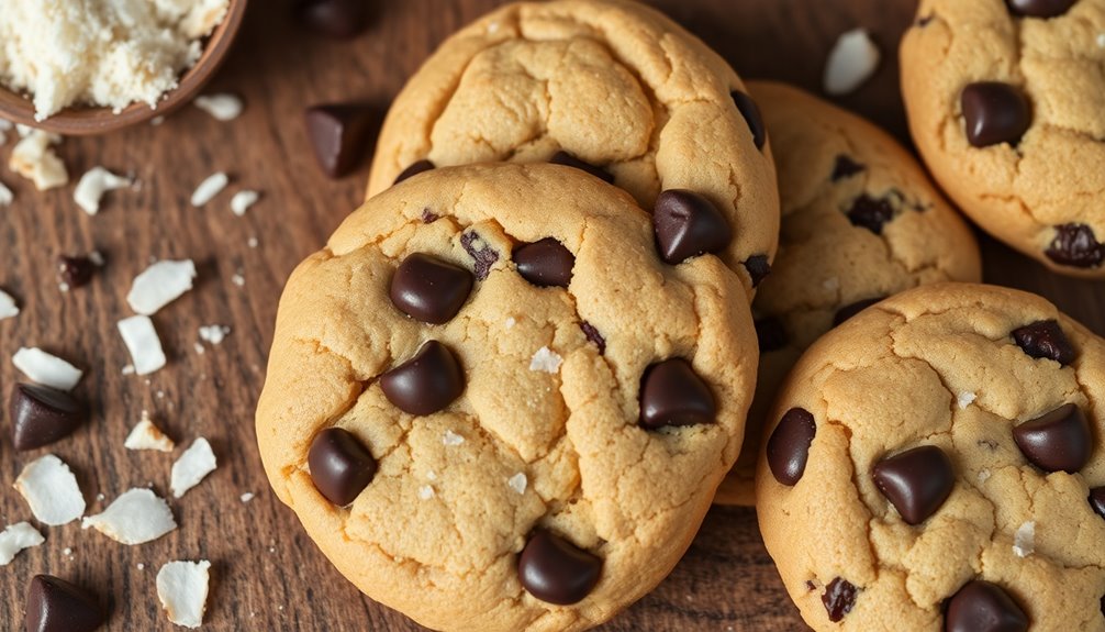 baking delicious cookies at home