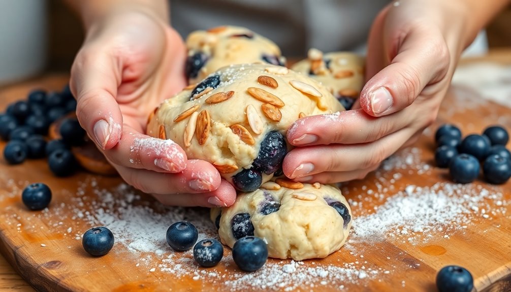 baking delicious scones together