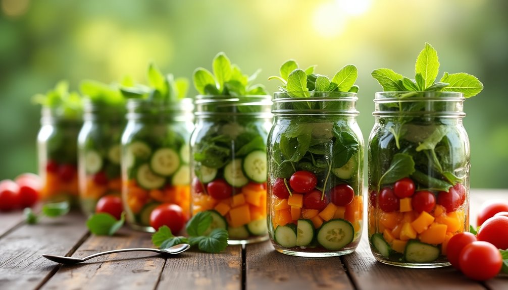 Mason Jar Salads