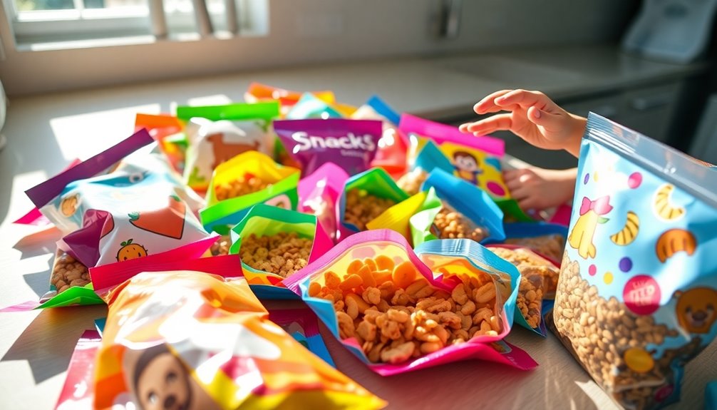 convenient portioned snacks for children