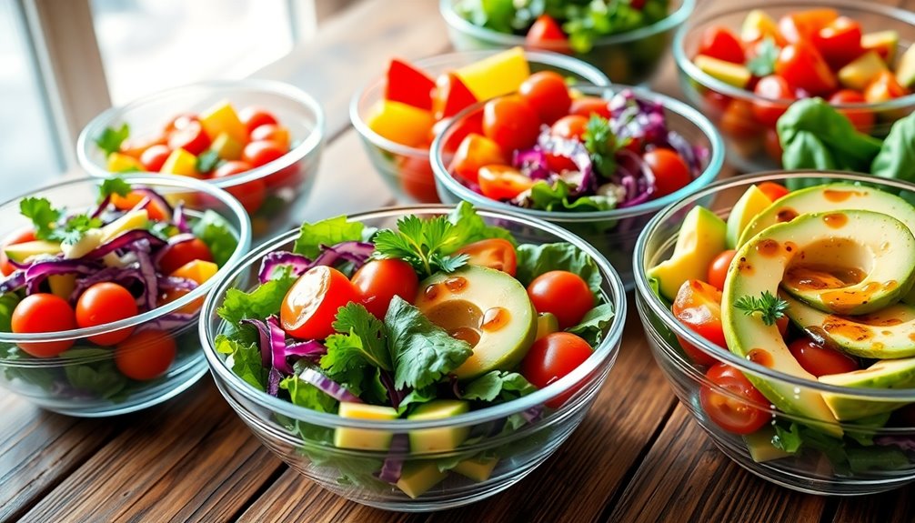 Pre-Portioned Salad Bowls