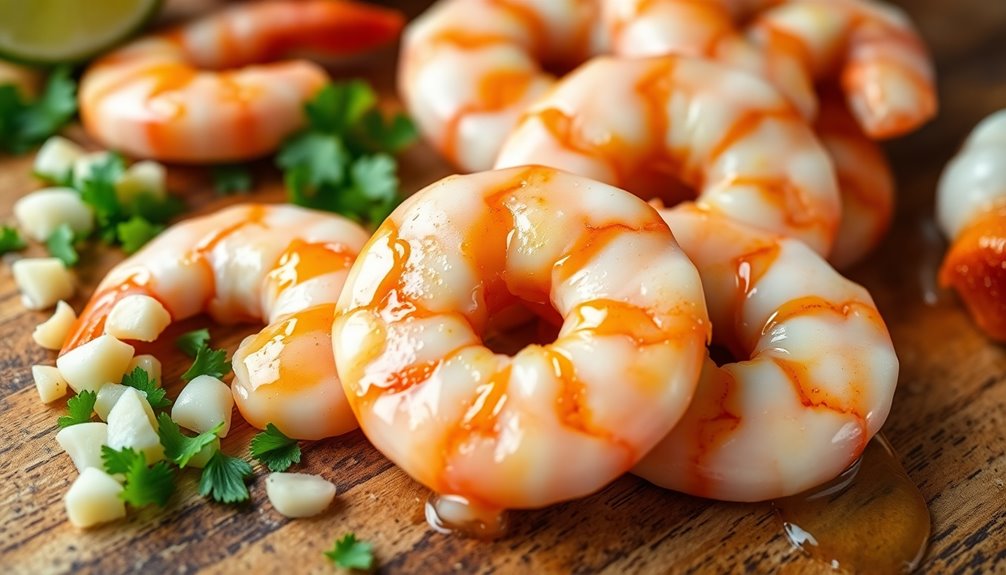 cooking delicious shrimp dish