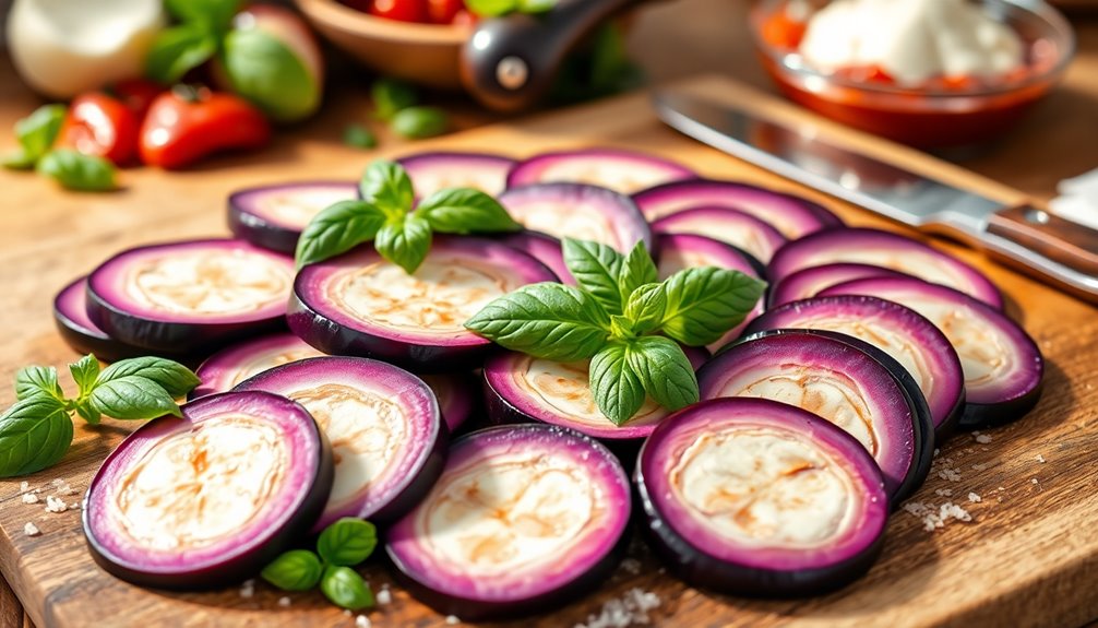 cooking eggplant for dinner