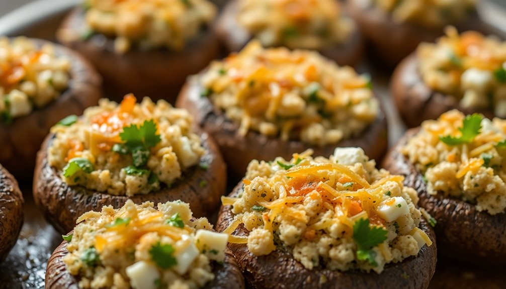 cooking stuffed mushrooms recipe