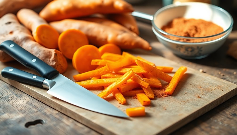 cooking sweet potatoes at home