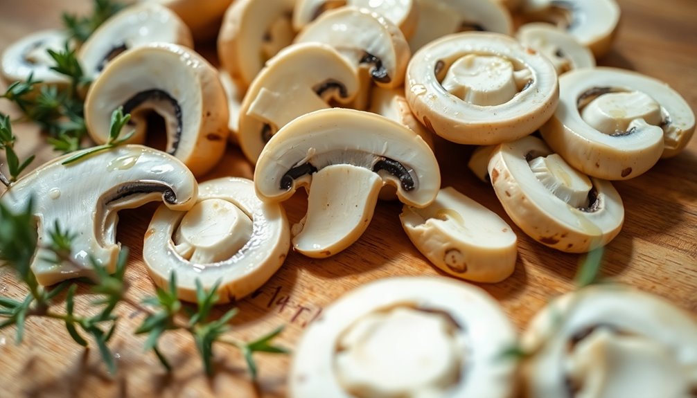 cooking with fresh mushrooms