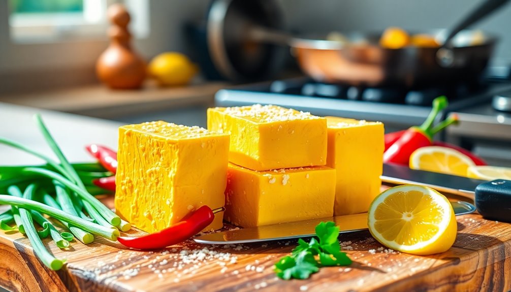 cooking with tofu blocks