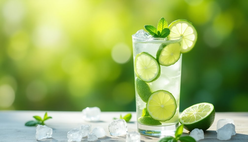 Low-Calorie Cucumber Lime Cooler