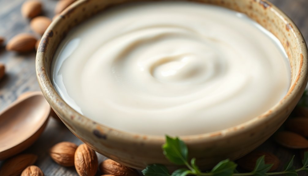 creamy almond milk sauce