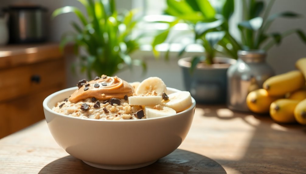 Peanut Butter Protein Oatmeal