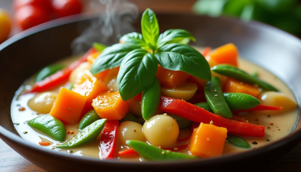 Coconut Milk & Vegetable Stir-Fry