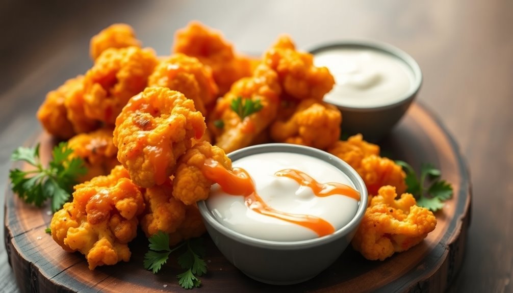 Air-Fryer Cauliflower Wings