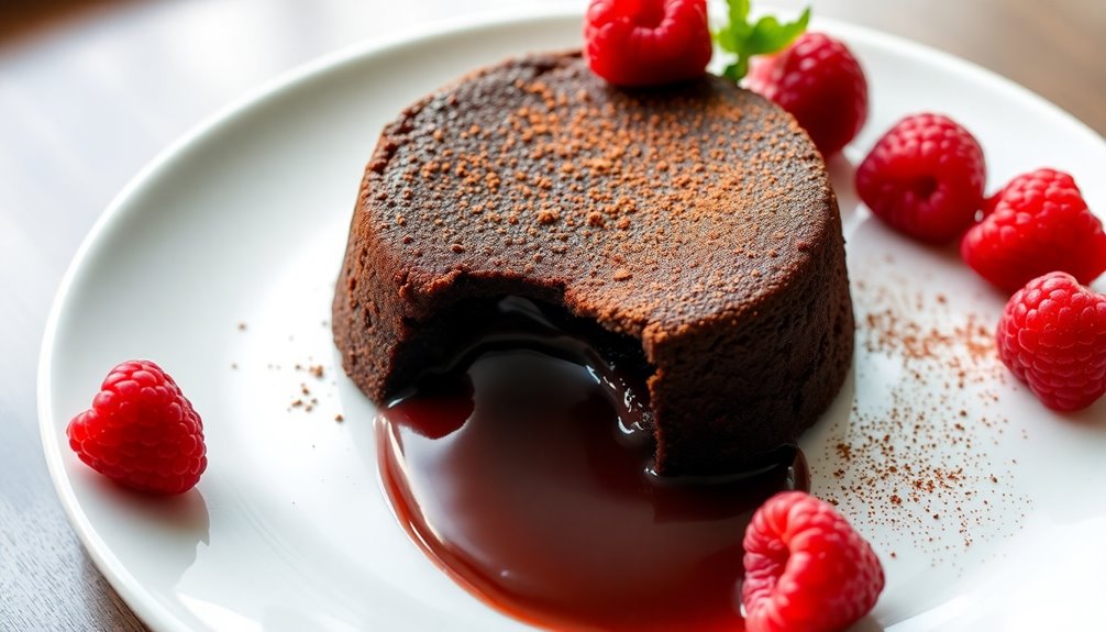 decadent dessert lava cakes