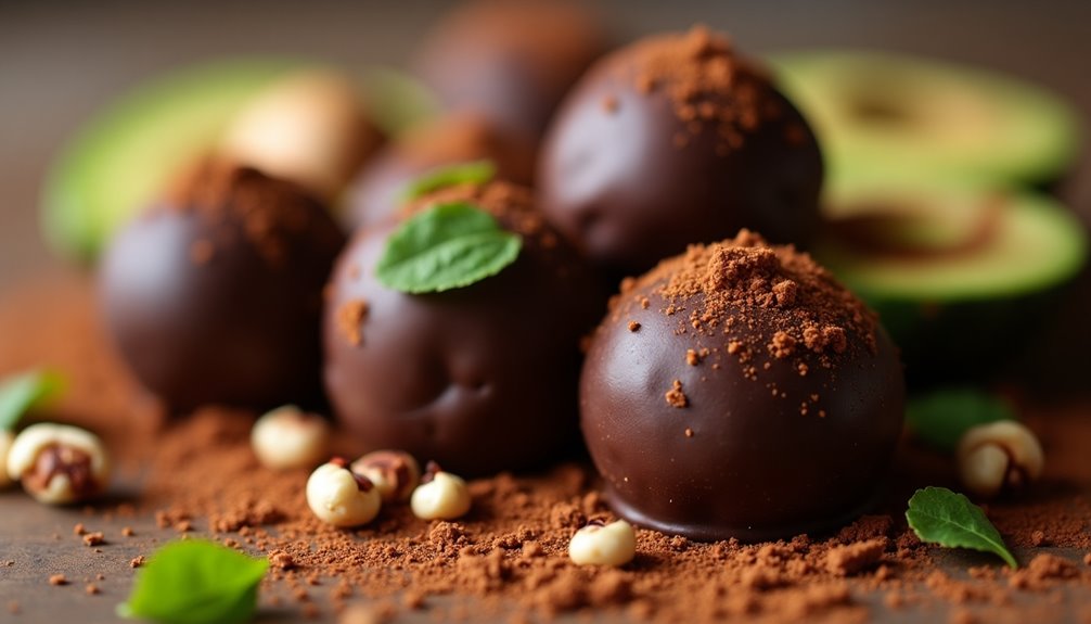 Paleo Chocolate Avocado Truffles