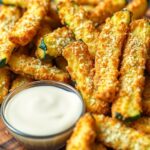 Garlic Parmesan Zucchini Fries