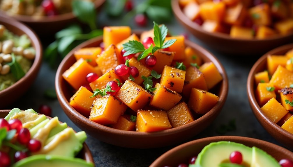 Roasted Sweet Potato Bowls