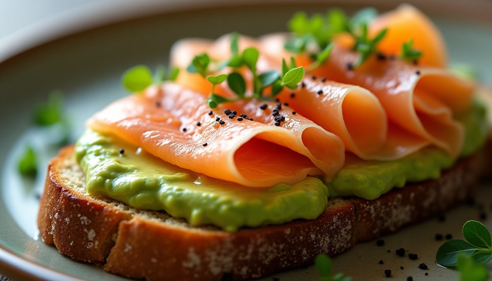 Avocado and Salmon Toast