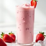 Strawberry and Almond Milk Slim Shake