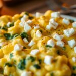 Spinach and Feta Scrambled Eggs