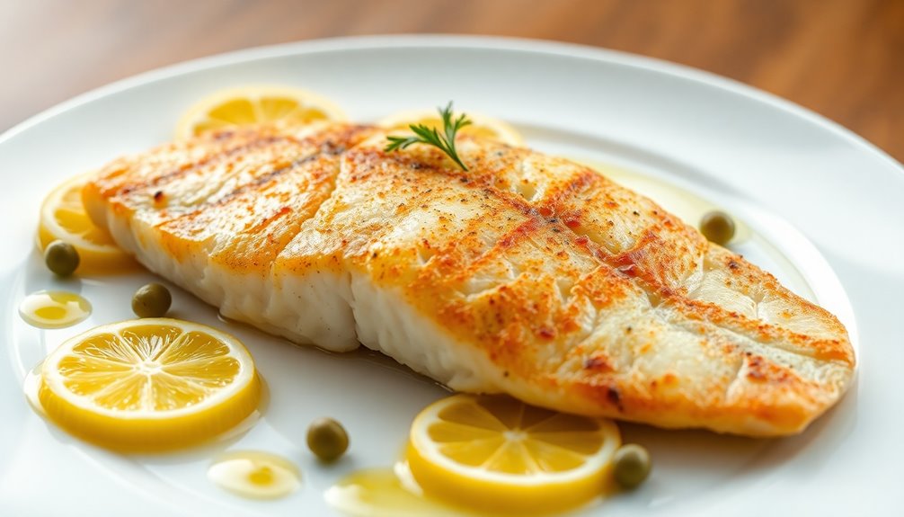 Broiled Tilapia With Lemon and Capers