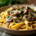 Creamy Vegan Mushroom Stroganoff