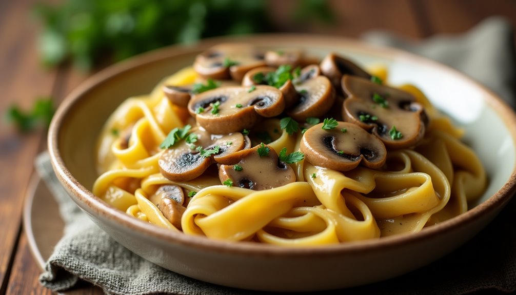 Creamy Vegan Mushroom Stroganoff