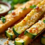 Garlic Parmesan Zucchini Fries