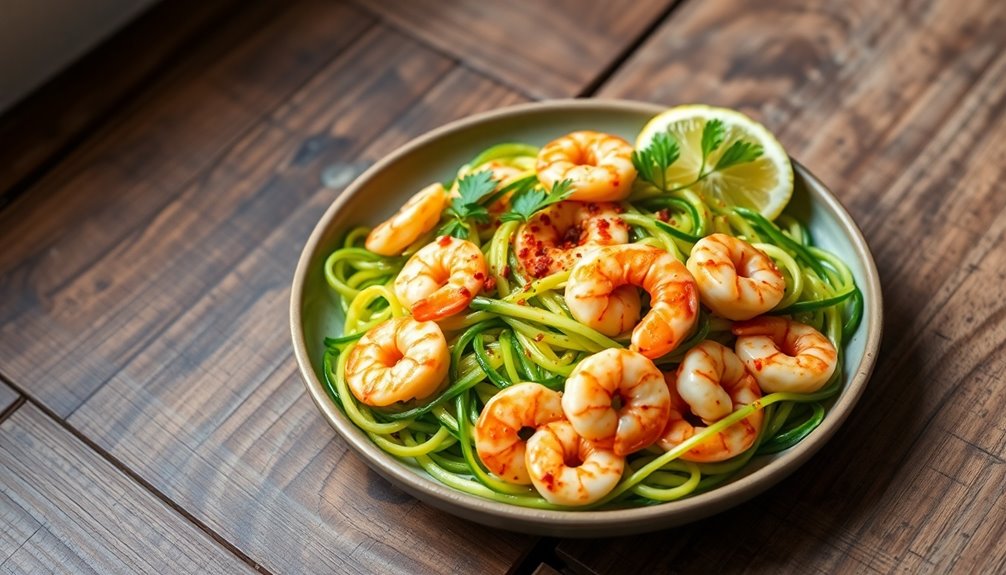 Garlic Shrimp Zoodles