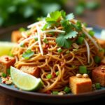 Vegan Pad Thai With Tofu