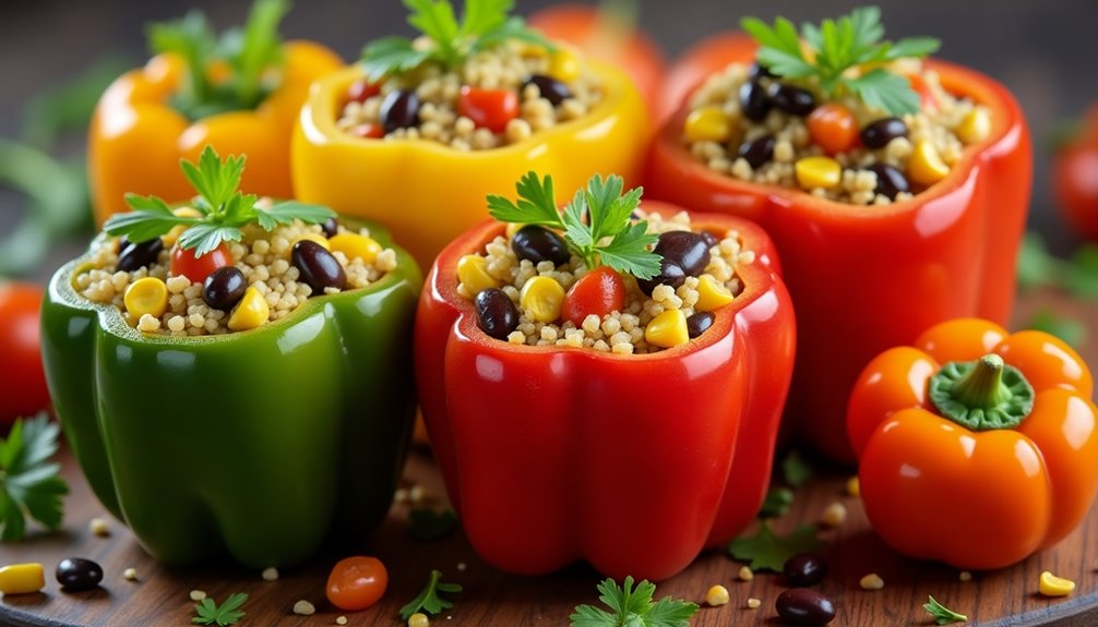 Vegan Stuffed Bell Peppers