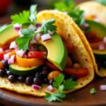 Veggie and Black Bean Tacos