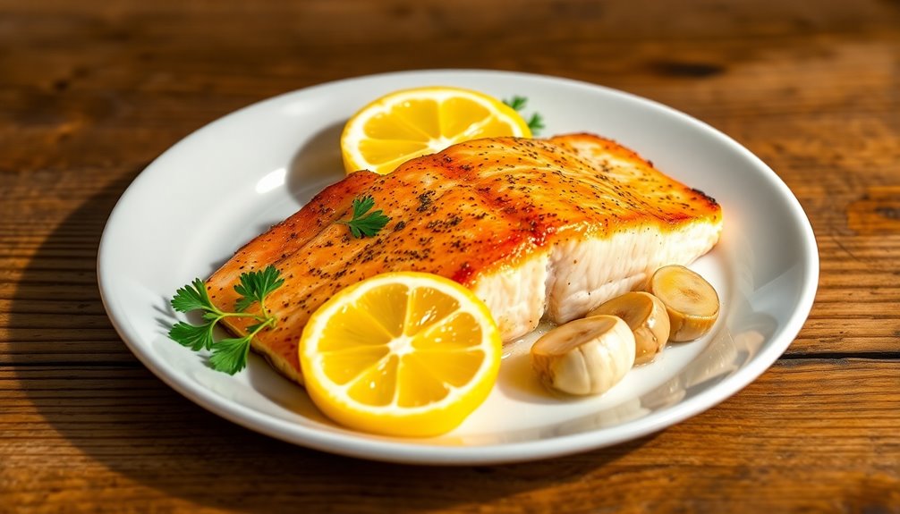 Lemon Garlic Salmon