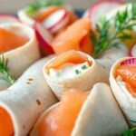 Smoked Salmon and Cream Cheese Wraps