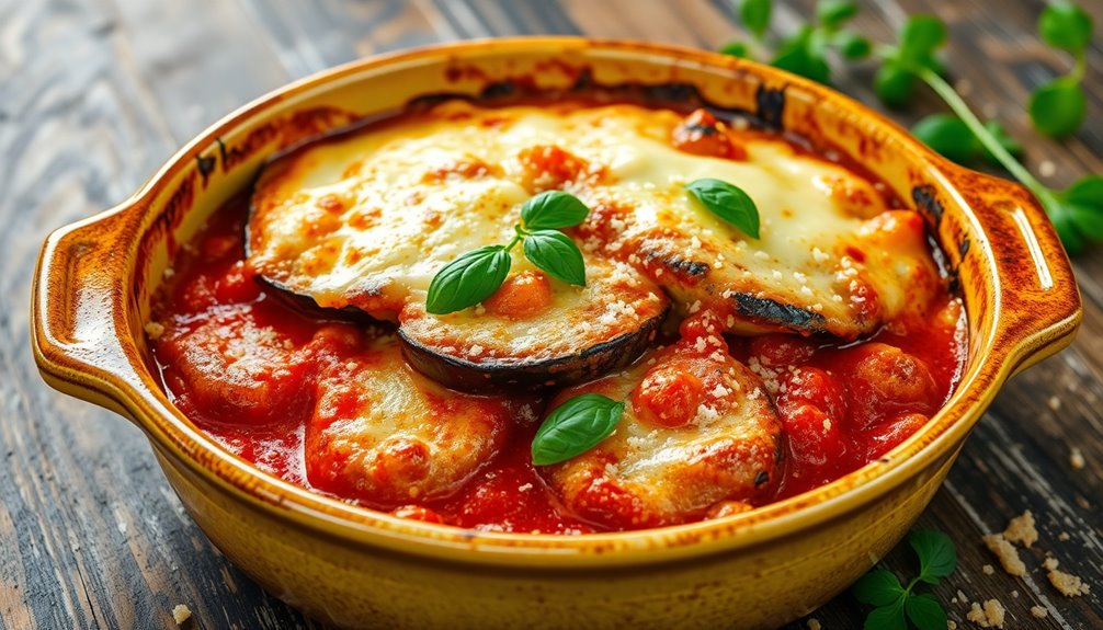 Eggplant Parmesan Bake