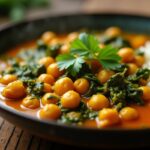 Chickpea and Spinach Curry