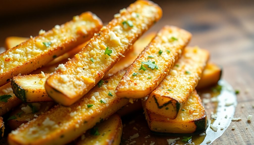 deliciously crispy zucchini fries