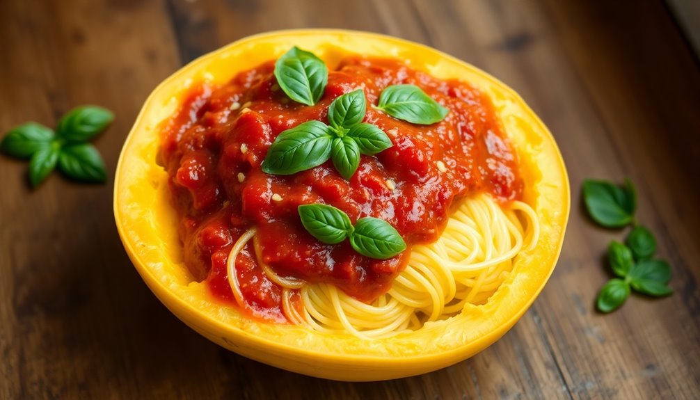 One-Pot Spaghetti Squash With Marinara