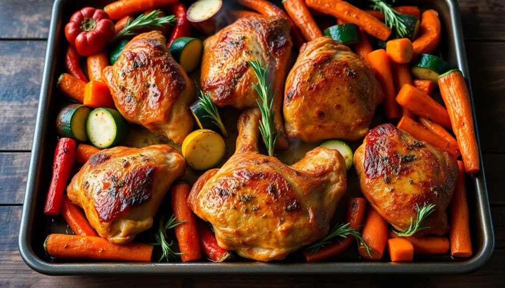 Chicken and Veggie Sheet Pan Dinner