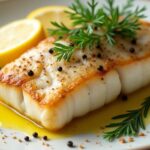 Baked Cod With Lemon and Dill