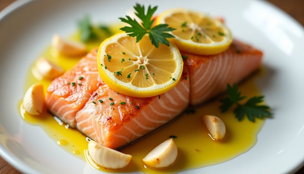 Garlic-Lemon Baked Salmon