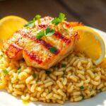 Lemon Herb Orzo With Chicken