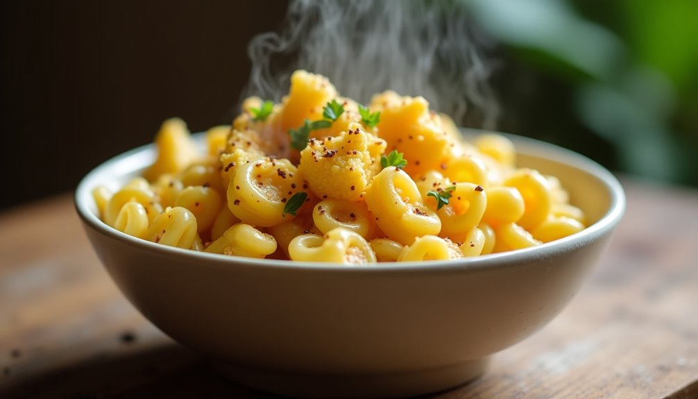 Vegan Cauliflower Mac & Cheese