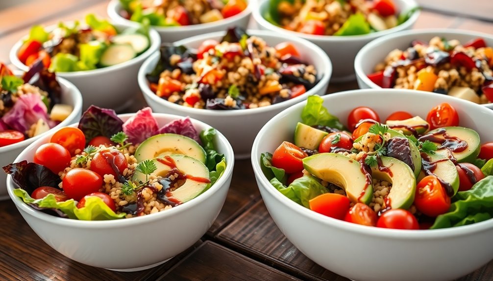 healthy and delicious salads