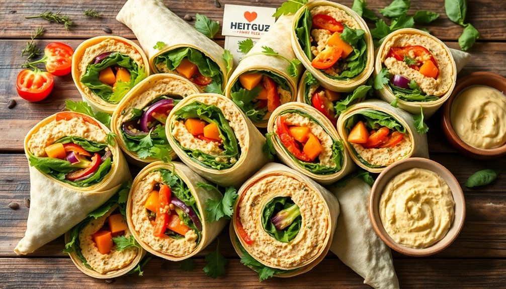 healthy and delicious wraps