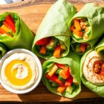 Veggie Wraps With Hummus