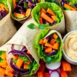 Veggie and Hummus Wraps