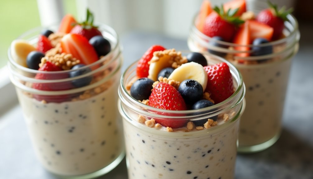 Overnight Oats in Mason Jars