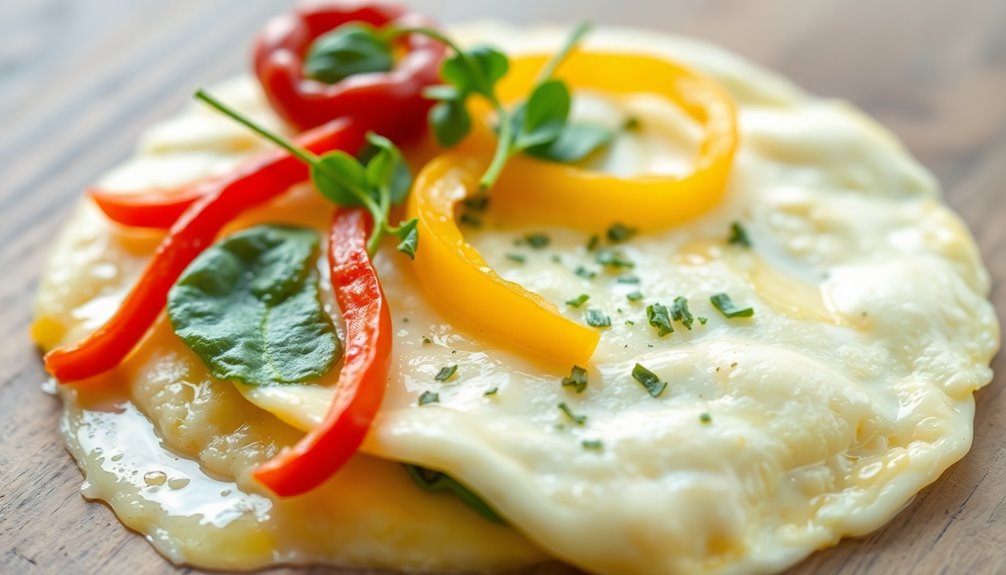 Egg White Veggie Omelette